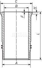 Cylinderhylsa Mahle 439 WN 04 01