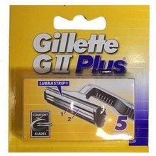 Gillette GII Plus Razor Bades 5pcs