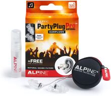 Alpine: PartyPlug Pro Natural Earplugs / Oordoppen - Transparant