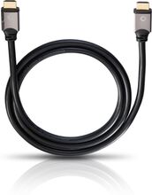 Oehlbach: Black Magic HDMI-kabel w. Ethernet - 2,2 meter