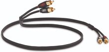 QED: Profile Audio RCA Tulp Kabel 1,0 Meter - Zwart