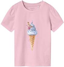 Name It Fae t-skjorte til småbarn, parfait pink
