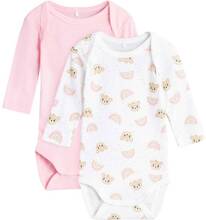 Name It Teddy 2-pack body, orchid pink