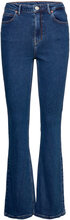 2Nd Fiona Tt - Authentic Denim Bottoms Jeans Boot Cut Blue 2NDDAY