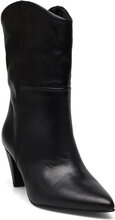 2Nd Silvero - Thunder Leather Shoes Boots Ankle Boots Ankle Boots With Heel Black 2NDDAY
