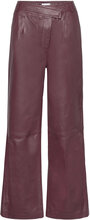 2Nd Pax - Leather Appeal Bottoms Trousers Leather Leggings-Bukser Brown 2NDDAY