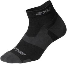 Vectr Lgt Cush 1/4 Crew Socks Lingerie Socks Footies/Ankle Socks Svart 2XU*Betinget Tilbud