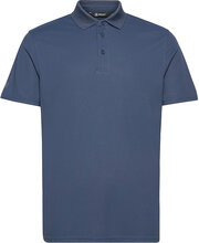 Mens Cray Drycool Polo Polos Short-sleeved Blå Abacus*Betinget Tilbud
