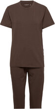 Anf Mens Sleep Pyjamas Brown Abercrombie & Fitch