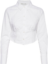 Anf Womens Wovens Tops Shirts Long-sleeved White Abercrombie & Fitch