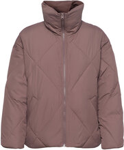 Anf Womens Outerwear Fodrad Jacka Pink Abercrombie & Fitch