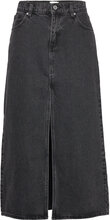 A 99 Low Maxi Skirt Chloe Knälång Kjol Black ABRAND