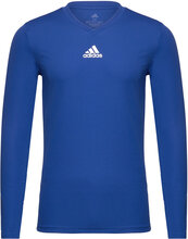 Team Base Tee Sport T-shirts Long-sleeved T-Skjorte Blue Adidas Performance