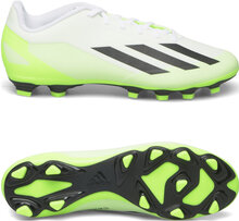 X Crazyfast.4 Fxg Shoes Sport Shoes Football Boots Hvit Adidas Performance*Betinget Tilbud