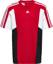 U 3S Cb Tee T-shirts Short-sleeved Rød Adidas Sportswear*Betinget Tilbud