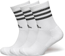 3S C Spw Crw 3P Sport Socks Regular Socks White Adidas Performance