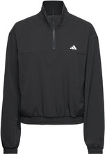 Aeroready Train Essentials Woven Quarter Zip Sport Sweatshirts & Hoodies Sweatshirts Black Adidas Performance