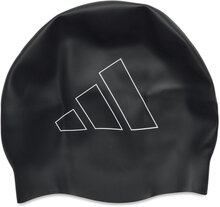 Adult Logo Cap Accessories Sports Equipment Swimming Accessories Svart Adidas Performance*Betinget Tilbud