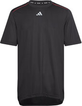 Workout Base Logo T-Shirt T-shirts Short-sleeved Svart Adidas Performance*Betinget Tilbud