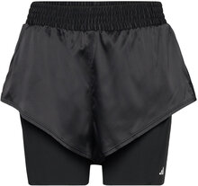 Power Aeroready 2-In-1 Shorts Shorts Sport Shorts Svart Adidas Performance*Betinget Tilbud