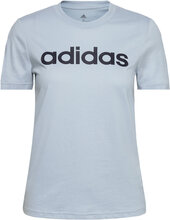 Essentials Slim Logo T-Shirt T-shirts & Tops Short-sleeved Blå Adidas Sportswear*Betinget Tilbud