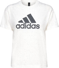 Future Icons Winners 3 T-Shirt T-shirts & Tops Short-sleeved Hvit Adidas Sportswear*Betinget Tilbud