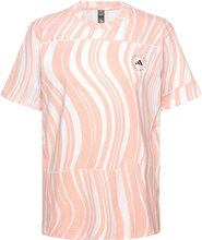 Asmc Gr Tee T-shirts & Tops Short-sleeved Rosa Adidas By Stella McCartney*Betinget Tilbud