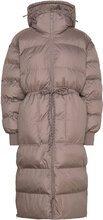 Asmc Long Puffa Sport Coats Padded Coats Brown Adidas By Stella McCartney