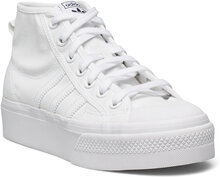 Nizza Platform Mid Sport Sneakers Chunky Sneakers White Adidas Originals