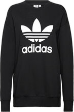 Trf Crew Sweat Sweat-shirt Genser Svart Adidas Originals*Betinget Tilbud