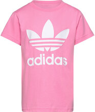 Trefoil Tee T-shirts Short-sleeved Rosa Adidas Originals*Betinget Tilbud