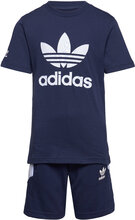 Adidas Rekive Shorts And Tee Set Sets Sets With Short-sleeved T-shirt Marineblå Adidas Originals*Betinget Tilbud