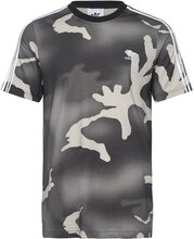 Graphics Camo Allover Print T-Shirt T-shirts & Tops Short-sleeved Svart Adidas Originals*Betinget Tilbud
