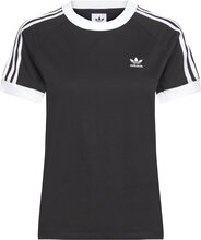 3 S Slim Tee T-shirts & Tops Short-sleeved Svart Adidas Originals*Betinget Tilbud