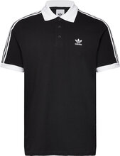 Adicolor Classics 3-Stripes Polo Shirt Sport Polos Short-sleeved Black Adidas Originals