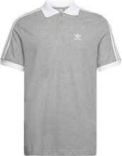 3-Stripe Polo Polos Short-sleeved Grå Adidas Originals*Betinget Tilbud