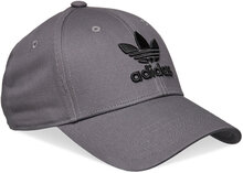 Adicolor Classic Trefoil Baseball Cap Sport Headwear Caps Grey Adidas Originals