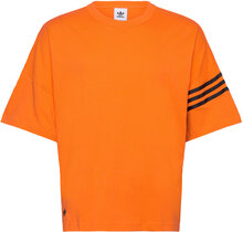 New C Tee T-shirts Short-sleeved Oransje Adidas Originals*Betinget Tilbud