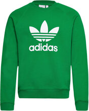 Adicolor Classics Trefoil Crewneck Sweatshirt Sweat-shirt Genser Grønn Adidas Originals*Betinget Tilbud