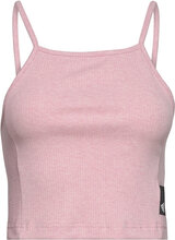 Studio Lounge Rib Tank Sport T-shirts & Tops Sleeveless Pink Adidas Sportswear