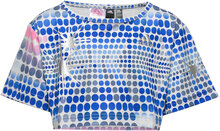 Dance Single Jersey Regular Crop Tee Sport T-shirts Sports Tops Multi/patterned Adidas Sportswear