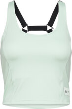 Parley Run For The Oceans Cropped Tank Top Sport Crop Tops Sleeveless Crop Tops Green Adidas Sportswear