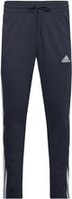 Essentials Single Jersey Tapered Open Hem 3-Stripes Joggers Sport Sweatpants Navy Adidas Sportswear