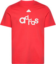 Bl Sj T Q1 Gd Sport T-Kortærmet Skjorte Red Adidas Sportswear