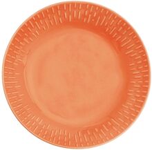 Confetti Pasta Plate W/Relief 1 Pcs Giftbox Home Tableware Plates Pasta Plates Orange Aida