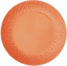 Confetti Lunch Plate W/Relief 1 Pcs . Giftbox Home Tableware Plates Small Plates Orange Aida