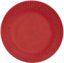 Confetti Pasta Plate W/Relief 1 Pcs Giftbox Home Tableware Plates Pasta Plates Red Aida