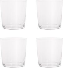 Raw Glass Clear - Tumbler 37 Cl 4 Pcs Home Tableware Glass Drinking Glass Nude Aida*Betinget Tilbud