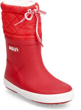 Ai Giboulee 2 Rouge/Blanc Shoes Rubberboots High Rubberboots Lined Rubberboots Rød Aigle*Betinget Tilbud