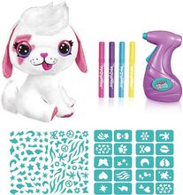 Airbrush Plush Puppy Toys Creativity Drawing & Crafts Craft Craft Sets Multi/patterned Airbrush Plush
